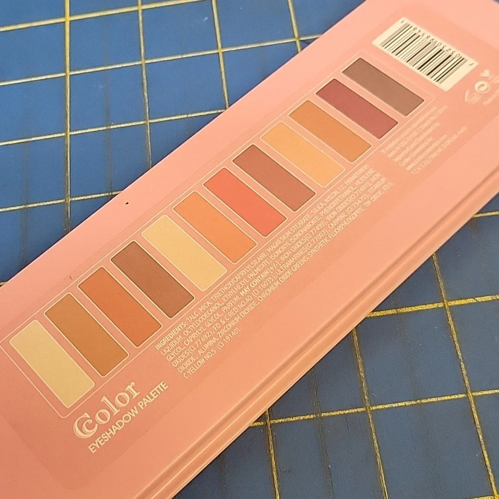 Peach II Color Cosmetics Eyeshadow Palette - Neutral Shades